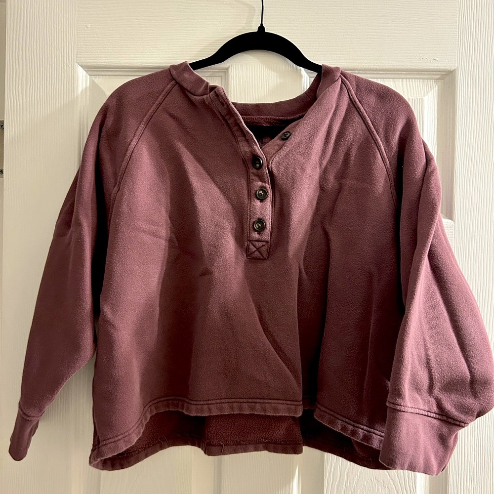 Madewell cropped sweatshirt